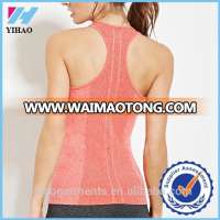 Comfortable Women Sports Tops, Custom Made Yoga Tank Tops, Support Fitness Tops seamless tank top for ladies custom design