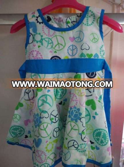 Supply Baby Pure Cotton Dress Original Band Baby Dress