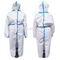 Hot sell nonwoven medical coverall virus protective clothing